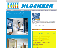 Tablet Screenshot of berthold-kloeckner.de